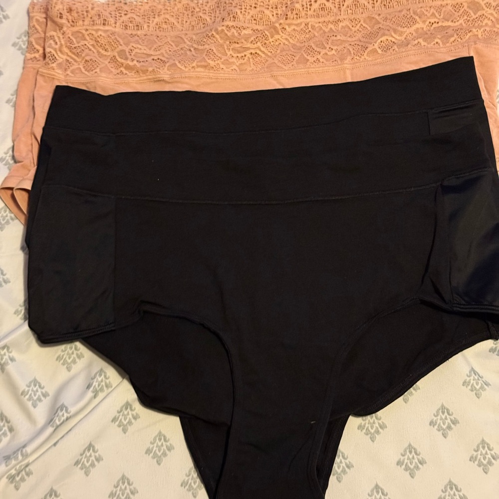 Soma Black High-Waisted Briefs